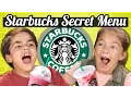 KIDS DRINK THE STARBUCKS SECRET MENU Butterbeer Skittles Pink Drink Kids Vs Food