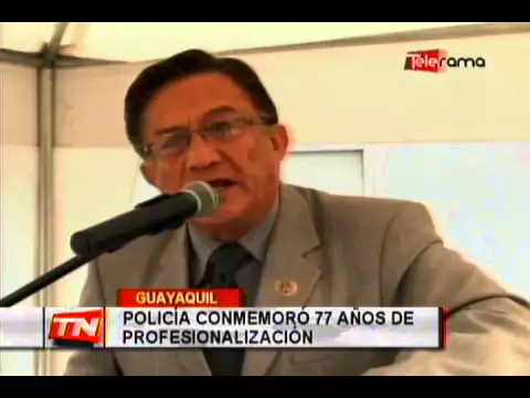 Policía conmemoró 77 años de profesionalización