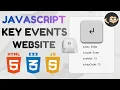 JavaScript Keyboard Events