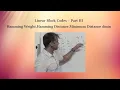 Hamming Weight Hamming Distance Minimum distance Linear Block Codes - Part 3 Error Control Coding
