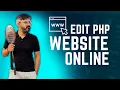 Editing a PHP Website Online Quick and Easy Guide