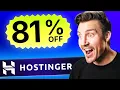 Hostinger Website Builder Coupon Code The BEST hosting deal