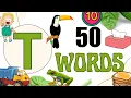 T Letter Words 50 Words That Start With T T Letter Words Vocabulary