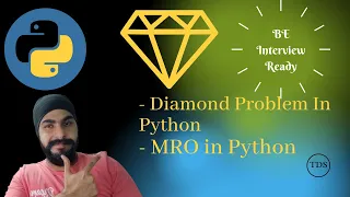 Diamond Problem in Python OOPS Inheritance MRO Python Python Tutorials for Beginners in Hindi
