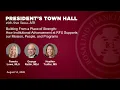 August 14 2026 President s Town Hall Institutional Advancement at RFU