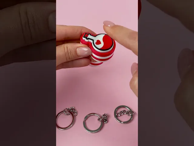 Love Potion Clickers! Clicky Toy San Valentine Keychain video thumbnail