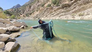 Ismat s Difficult Fishing Adventure in the Zagros Broken Net and an Emotional Return Home
