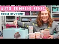 HTVRONT Auto Tumbler Heat Press Review with Mugs and Tumblers