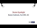 Dealer Spotlight - Baxter Cabinets
