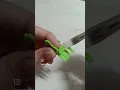 Making frog chair earrings with mini perler beads