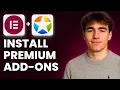 How To Install Premium Addons For Elementor In Elementor Tutorial 2025