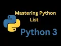 Mastering PYTHON Lists in 2024 Made Easy