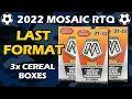 Last RTQ Format 2021 2022 Panini Mosaic World Cup Cereal Box Soccer Review