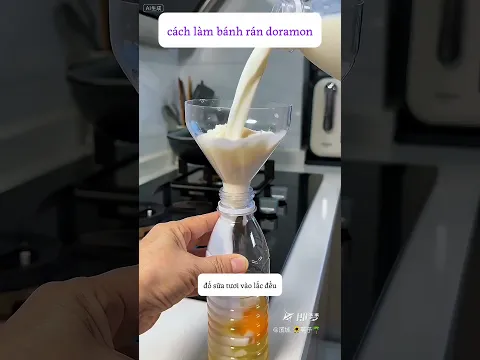 Làm bánh rán Doreamon quá dễ