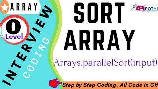 8 - 6 Write a Java program to sort the numeric array using Arrays parallelSort userInput