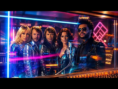 ABBA & The Weeknd | Nacht 🎵 Retro Synthwave Disco Crossover Mix 2026