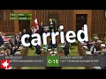 PASSED Budget 2025 Implementation Act No 1 Bill C-15 - Report Stage HoC 25 Feb 2026