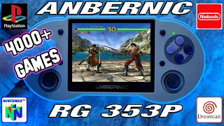 ANBERNIC RG353P handheld gaming console with 4000 games Sega Nintendo PSX Arcade and more