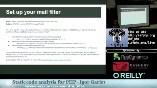 SF PHP - Static code analysis for PHP