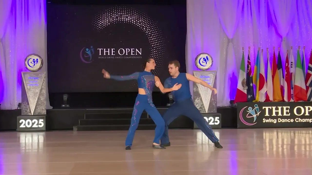 Miles Van de Wetering and Elise Renwick - 1st Place Rising Star (Showcase) - The Open 2025