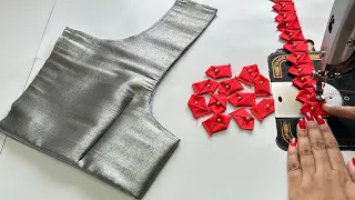 Blouse Ki Design | Modern Blouse Back Neck Designs | Cutting And Stitching Back Neck Blouse Design