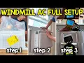 The Windmill Window Air Conditioner Full Setup and Testing