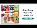 Giant Eagle Weekly Ad 26 - 26 Best Deals