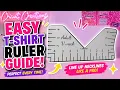 T-Shirt Ruler Guide Never Mess Up Placement Again