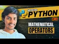 2 6 Mathematical Operators Seekho Python