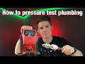 How to pressure test plumbing using the Milwaukee M12 Inflator