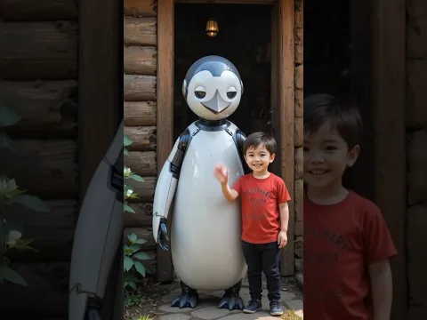 child and robot #short #new #trending