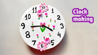 Clock making for school project idea | How to make paper clock easy | Clock model for Project