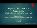 Equifax Data Breach Case Study By Rahul Jain Capstone project - MITxPRO