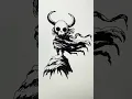 How to Draw Easy Sketch bull skull ghost