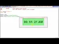 Python Digital Clock Tkinter Tutorial - Learn basics of Python GUI