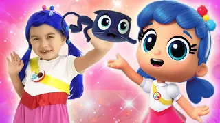 Download Abby Hatcher VS True and the Rainbow Kingdom | Pretend Play Kids with Abby\u0026True and Bartleby Cat MP3