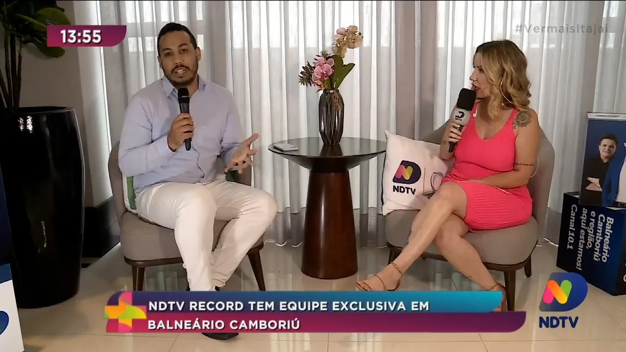 NDTV Record tem equipe exclusiva em Balneário Camboriú