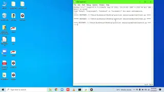 Language Translation in Python using tkinter Interface