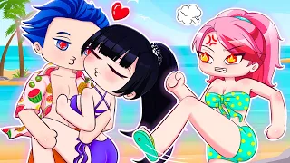 Download Fat Anna vs Lisa! Lisa Flirting Alex On The Beach| Gacha Life Animation | Gacha Rainbow Z Multiverse MP3