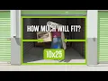 What Fits in a 10x25 Storage Unit