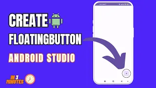 How to create Floating button using java in Android studio 2023 Only in 3 Minutes YousFul