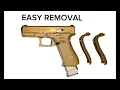 How to REMOVE backstrap on a GLOCK BEST WAY