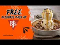 FREE PIZOOKIE PASS AT BJ S