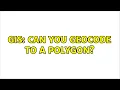 GIS Can you geocode to a polygon