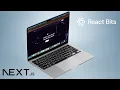 Build an Amazing Animated Landing Page with Next js ReactBits Molten Metal Background