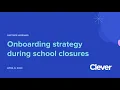 Partners New school onboarding strategy
