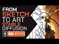 From Sketch to Art Stable Diffusion and ControlNet Magic Tutorial