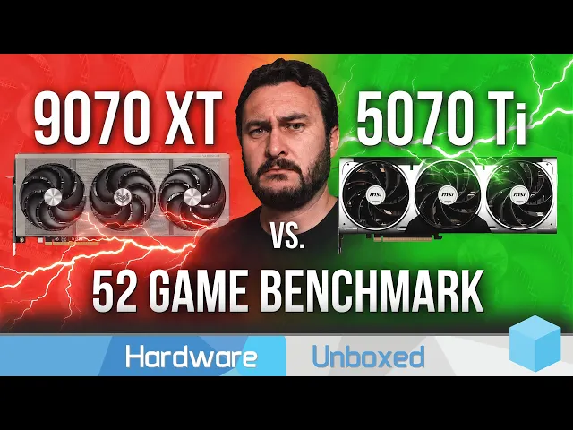 Radeon RX 9070 XT vs. GeForce RTX 5070 Ti, 52 Game Benchmark @ 1440p & 4K (2026 Update)