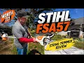 I Was Surprised By This STIHL BATTERY FSA 57 TRIMMER