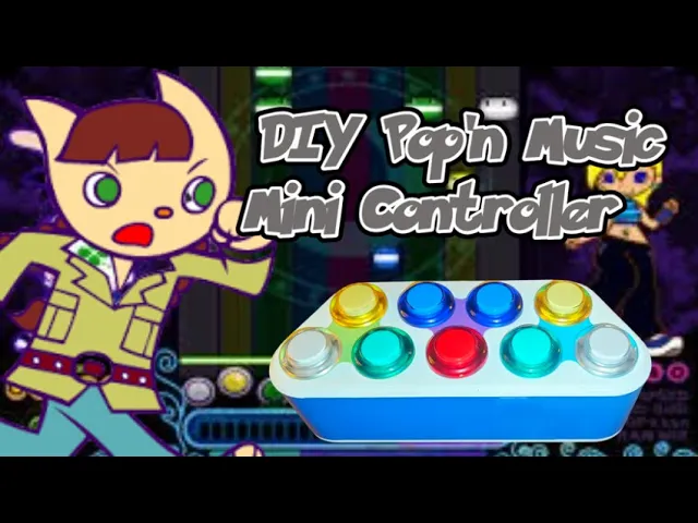 Mini Pop'n Music controller by Pentomino video thumbnail